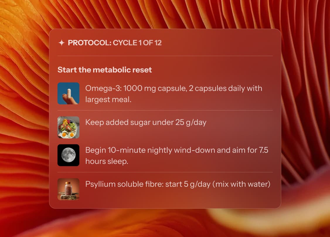 A plan built around your biology.